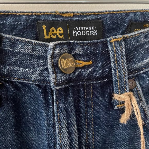 NWT Lee Vintage Modern High Rise Straight Leg Ankle 25 KC Blues - Picture 6 of 16